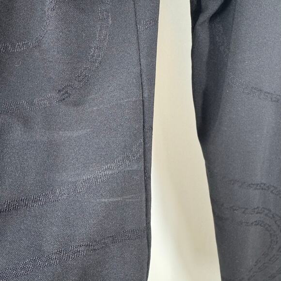 VTG Versace Classic Faux Wrap Top 40 S Black Chain Old Money Equestrian Y2K Prep - Picture 11 of 11